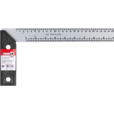 Esquadro 10" Cabo Plástico - Nove54