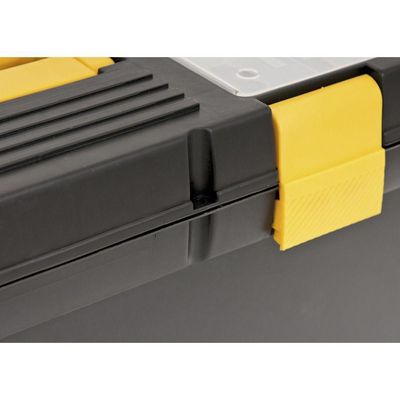Caixa Plástica Para Ferramentas Baú 455x190x200mm Com Bandej
