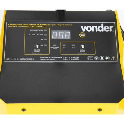 Carregador Inteligente De Bateria Bivolt Cib 800 Vonder