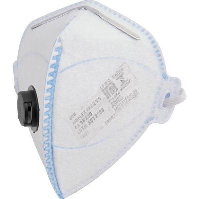 Respirador Descartável Rdv2202 Pff2 Branco Dobrável Vonder