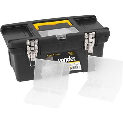 Caixa Plástica Ferram Baú 415x210x190mm Cpv160 Vonder