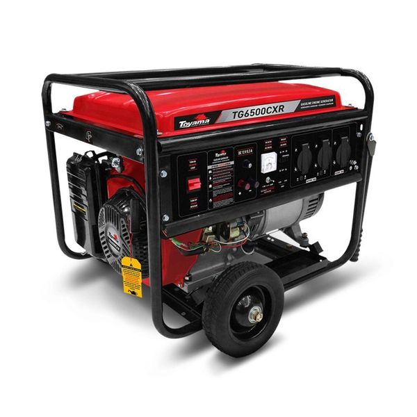 Gerador Gasolina Tg6500cxr 6000w Biv Tanque 25l Toyama