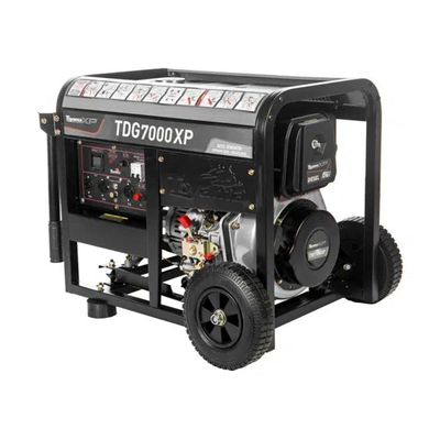 Gerador Diesel Toyama Refrigerado à Ar 6000w Bivolt 115-230v P.manual Alternador Cobre Tdg7000xp