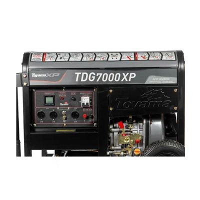 Gerador Diesel Toyama Refrigerado à Ar 6000w Bivolt 115-230v P.manual Alternador Cobre Tdg7000xp