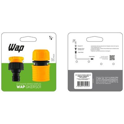 Kit Engate Rápido Simples Wap Gkers01 Conexão Tipo Click