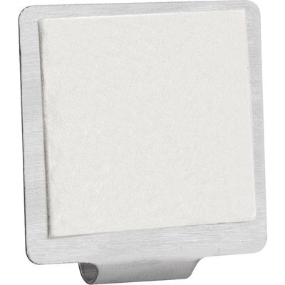 Gancho Adesivo Quadrado Em Inox Com 2 Peças - Vonder