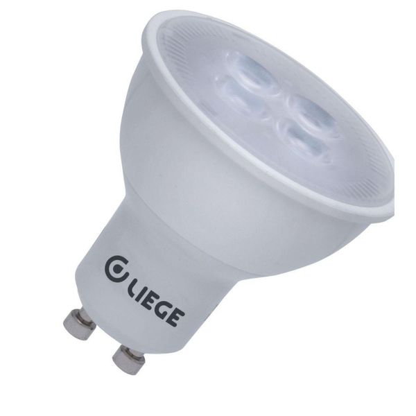Lâmpada Led Dicróica 4,9w Gu10 3000k Amarela Bivolt Liege
