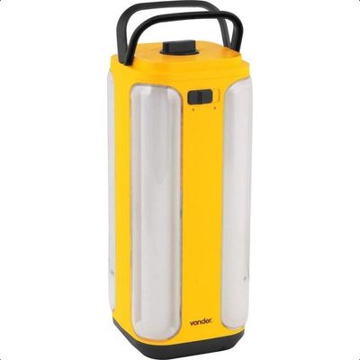 Lanterna Led Recarregável Para Acampamento Lítio Vonder