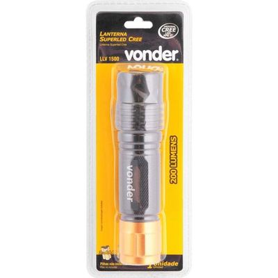Lanterna Superled Cree Llv1500 3aaa - Vonder