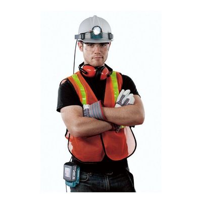 Lanterna Led Capacete Sem Bateria E Carregador Dml800 Makita