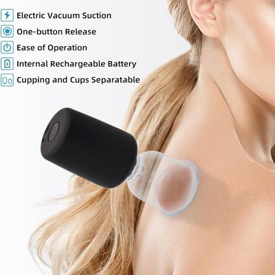 Ventosaterapia Eletrica 6 Ventosas Kit Copos Massageador Massoterapia Automatico Recarregavel
