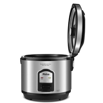 Panela De Arroz Elétrica Ph5p Visor Glass Inox Philco 220V