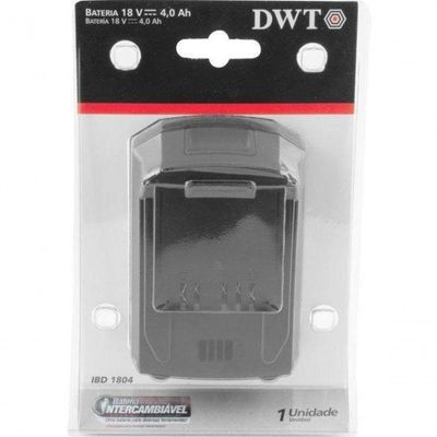 Bateria Linha Intercambiável 18V 4,0ah Ibd 1804 Dwt