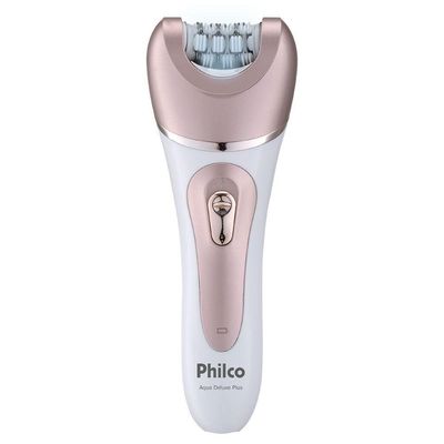 Depilador De Pelos Pdp02r Aqua Deluxe Philco Sem Fio Bivolt