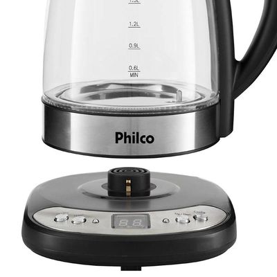 Chaleira Elétrica Digital Glass 1,7L Pchd Philco 220V