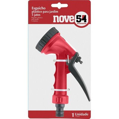 Esguicho Pistola Plástico Múltiplo 5 Posições - Nove54