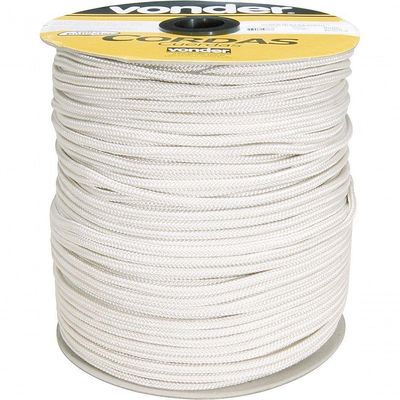 Corda Multifilamento Trançada 10,0mm 11,0kg 147 Metros Branc
