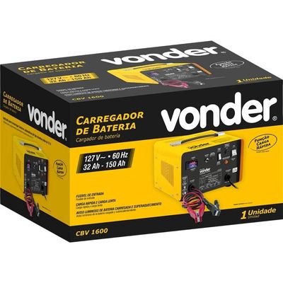 Carregador De Bateria 32-150ah 12V Cbv1600 - Vonder 110V