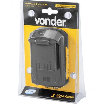 Bateria 18 V íons De Lítio 5.0 Ah Ibv 1850 Vonder