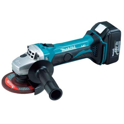 Esmerilhadeira Angular 115mm 4-1-2'' 11000 Rpm Com Bateria Carregador E Maleta Dga452rfe Makita