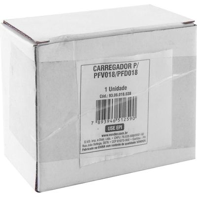 Fonte Para Carregar Bateria Furadeira Pfv 018 Vonder Dwt