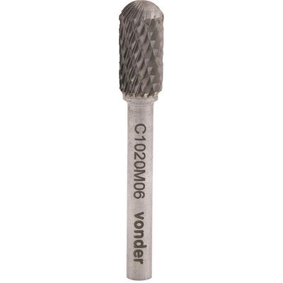 Lima Rotativa Vídea Abaulada 8x20mm Haste 6mm Lc008 - Vonder