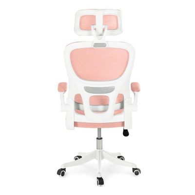Kit 2 Cadeiras De Escritório Executiva Viena Com Regulagem De Altura - Rosa