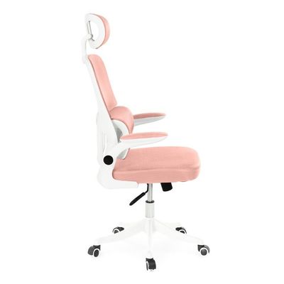 Kit 2 Cadeiras De Escritório Executiva Viena Com Regulagem De Altura - Rosa