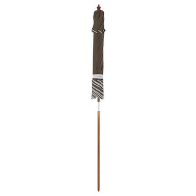 Ombrellone Madeira Cobertura Pvc 2,00m Marrom Bel Lazer