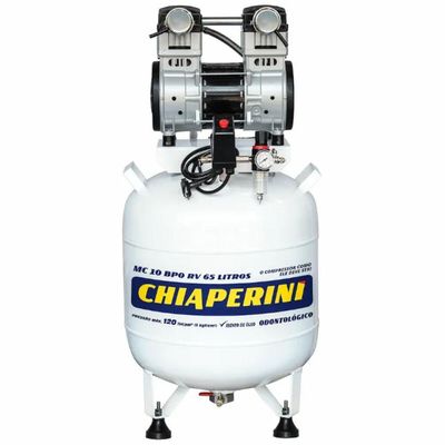 Motocompressor Odontológico Sem Óleo 65l Mc10 022494 Chiaperini 220V