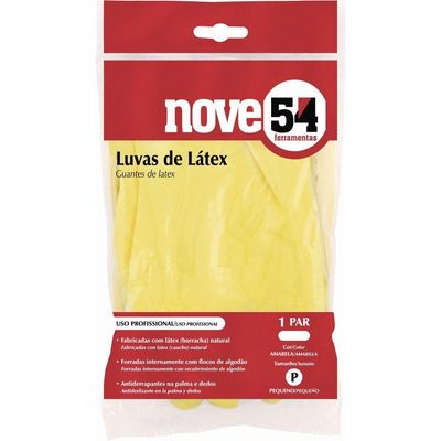 Luva Látex Xg Amarela Com Forro Ca13336 - Nove54