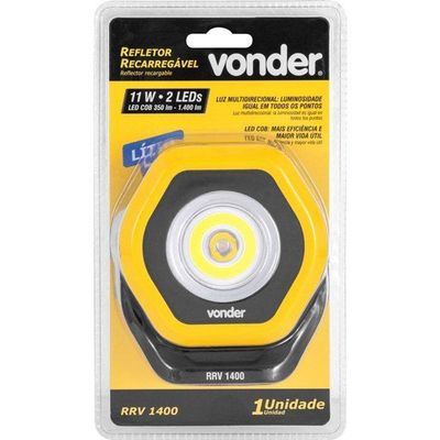 Refletor Recarregável Led Cob 1.400 Lm Rrv 1400 Vonder