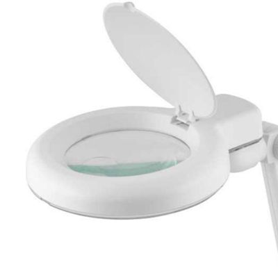 Lupa Articulada Com Led Bivolt Com Base Para Bancada Vonder
