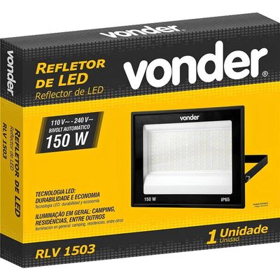 Refletor De Led Rlv1503 150w Vonder Biv 6500k Luz Branca
