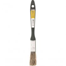 Pincel 1-2 Cerdas Gris Cabo Plástico Para Tintas Latéx E Ac