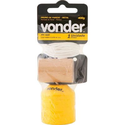 Prumo De Parede 400g Corpo Metal - Vonder