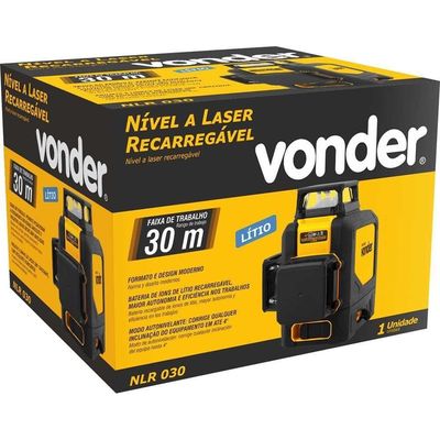 Nível Laser 30m 360g Recarregável Nlr030 Vonder