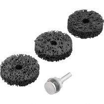 Jogo Esponja Abrasiva 50mm Haste 1-4 Médio Para Furadeira 4