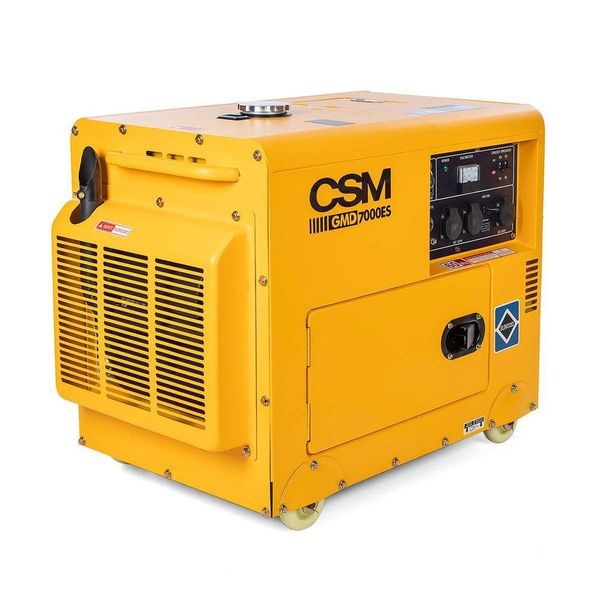 Gerador Portátil à Diesel 6,25 Kva 9 Hp Mono Partida Elétrica Gmd 7000es Csm