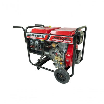 Gerador Diesel 7,5 Kva Trifásico 380v Mdgt-8000cle Motomil