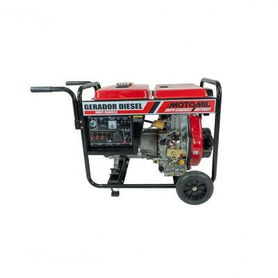 Gerador Diesel 7,5 Kva Trifásico 380v Mdgt-8000cle Motomil