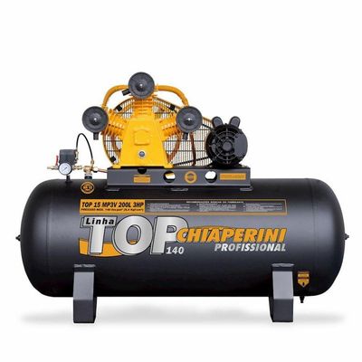 Compressor De Ar M.pressão Mono Aberto 3hp 200l Chiaperini