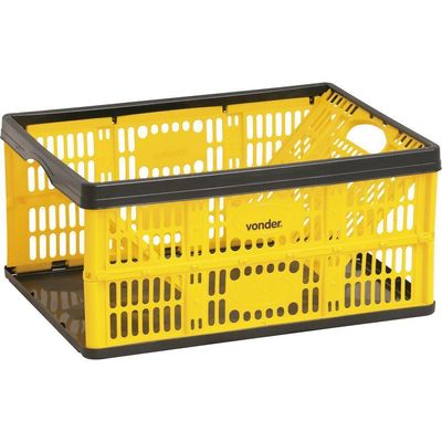 Caixa Plástica Desmontável 475x350x225mm 10kg Cdv0475 Vonder