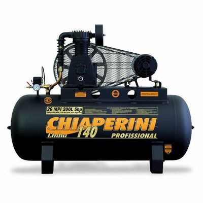 Compressor De Ar Média Pressão Mono 5hp 200l Chiaperini 220V