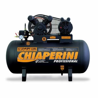 Compressor De Ar B.pressão Tri 2hp 110l 000643 Chiaperini