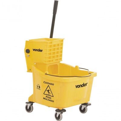 Carro Balde Limpeza Com Espremedor 32 Litros Bev3200 Vonder