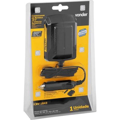 Carregador De Bateria 12V-18V Para Auto Icbc1843 Vonder