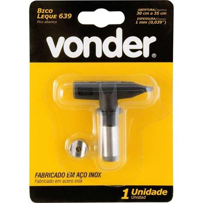 Bico Leque 639 1,00mm 30-35 Cm Para Pistola Airless Vonder
