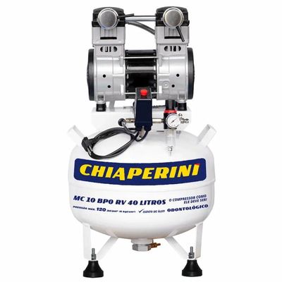 Motocompressor Odontológico S-óleo 40l Mc10 Chiaperini 110V