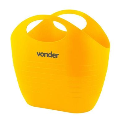 Bolsa Plástica Multiuso 8,5 Litros Amarela Vonder